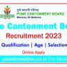 Pune Cantt Recruitment
