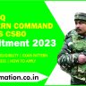 Army HQ Southern Command Recruitment