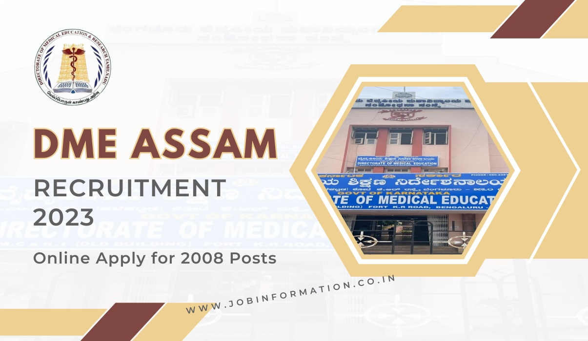 DME Assam Recruitment 2023 Online Apply for 2008 Grade III & Grade IV Vacancies, Age, Salary, Eligibility and How to Apply