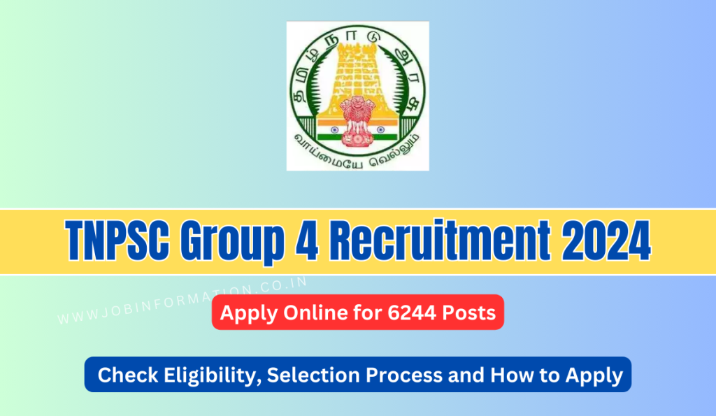 TNPSC Group 4 Recruitment 2024 Out: Apply Online for 6244 Posts, Check Eligibility, Selection Process and How to Apply