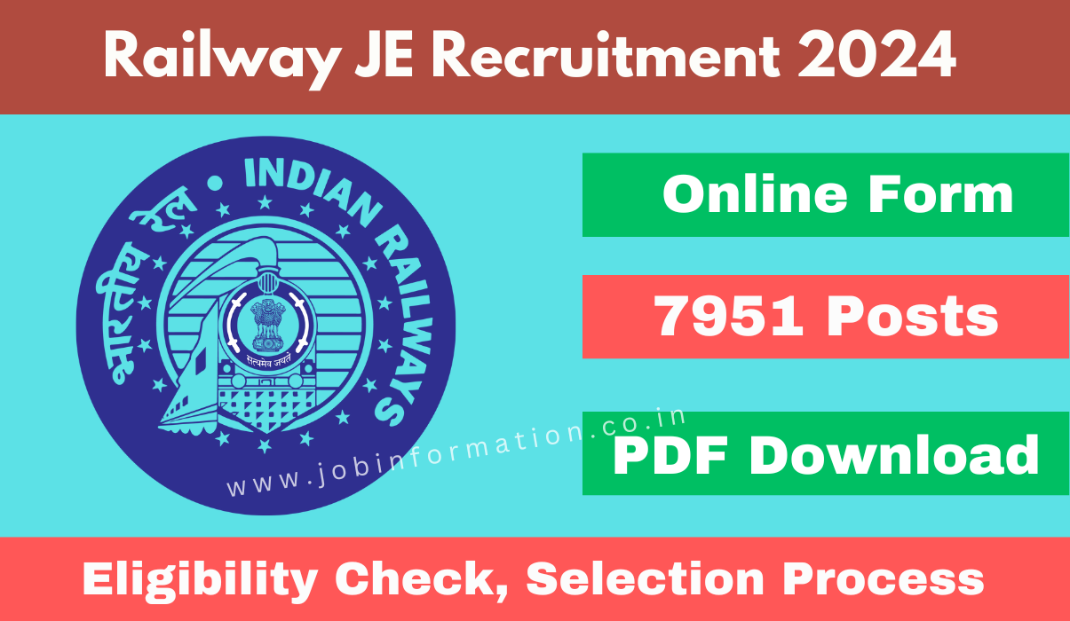 RRB JE Recruitment 2024 Out: Online Apply for 7951 Posts, Date, Selection Process and More Details