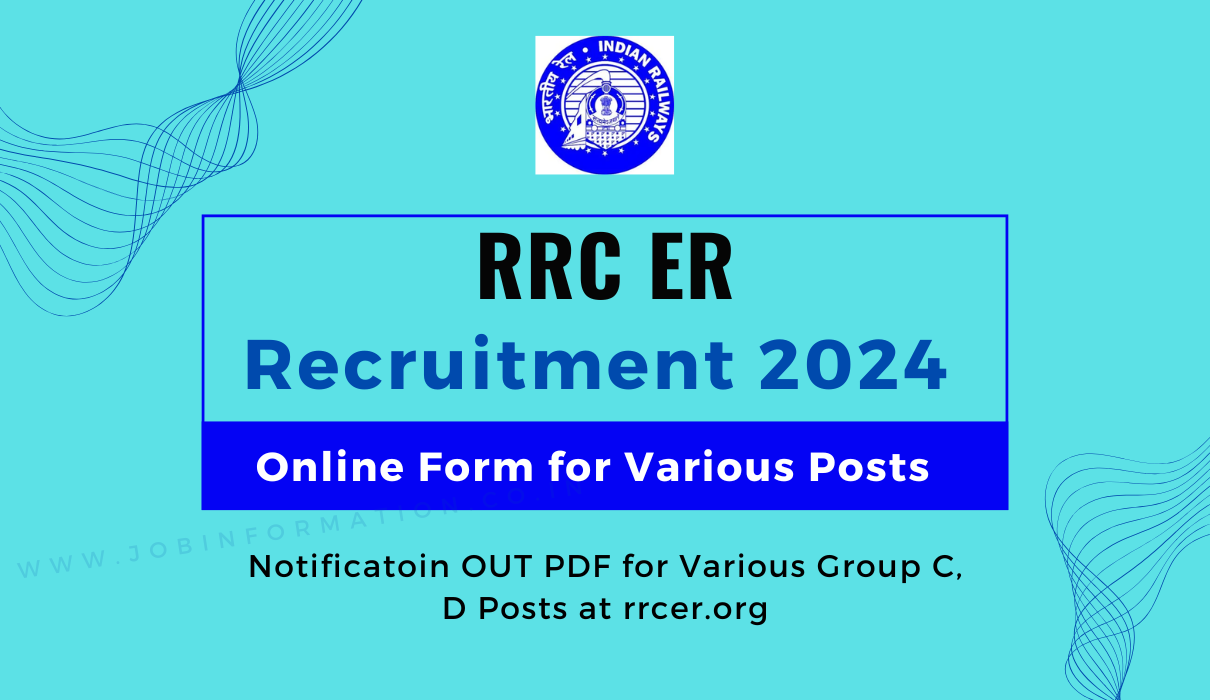 RRC ER Sports Quota Recruitment 2024 Notificatoin OUT Online Form for Various Group C, D Posts at rrcer.org
