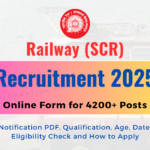 Railway SCR Recruitment 2025 Notification Out for Apply Online 4232 Posts, Eligibility Check and How to Apply