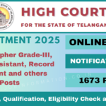 Telangana High Court Recruitment 2025 Out: Apply Online 1673 Posts for Stenographer & More Posts