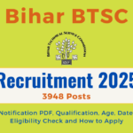 Bihar BTSC Recruitment 2025 Out: Apply Online for 3948 Posts Pharmacist, Dentist & Other Post
