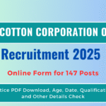 Cotton Corporation of India Recruitment 2025 Notification Out, Apply Online, Age, Date, Qualification and How to Apply